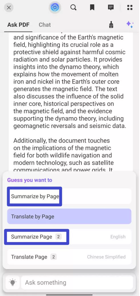 ai summarize pdf on mobile