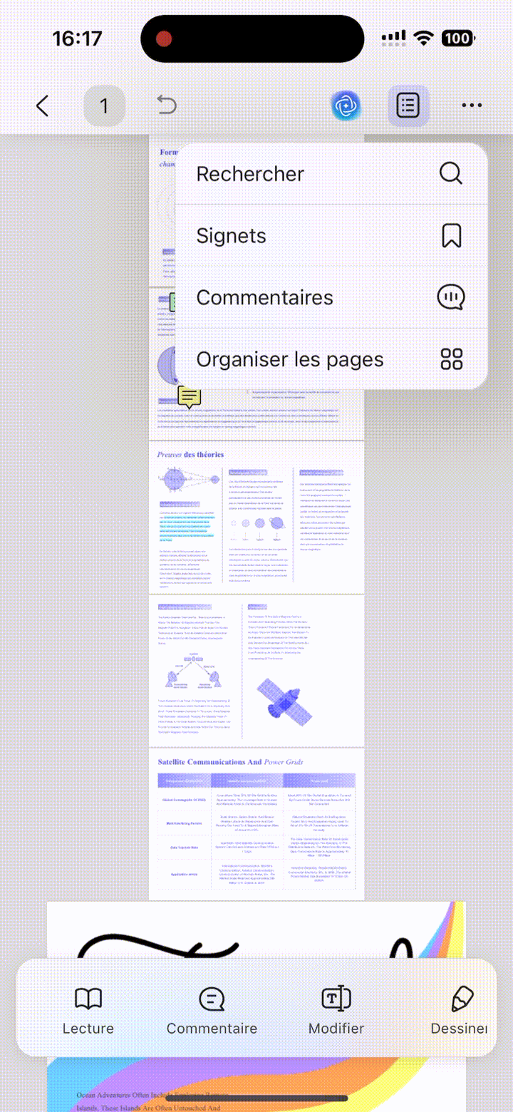 supprimer les pages sur ios