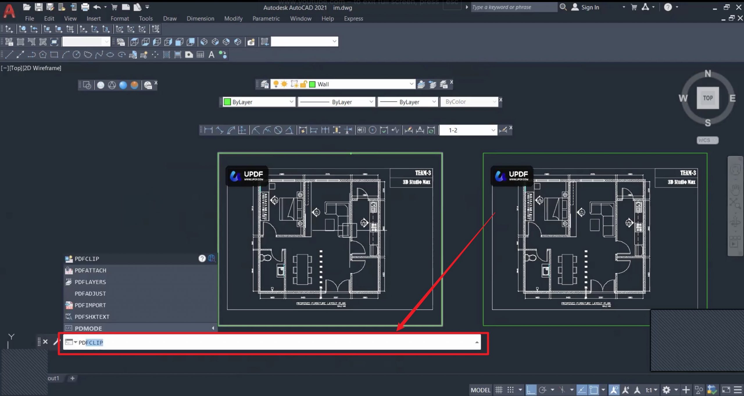 type pdfclip and press enter