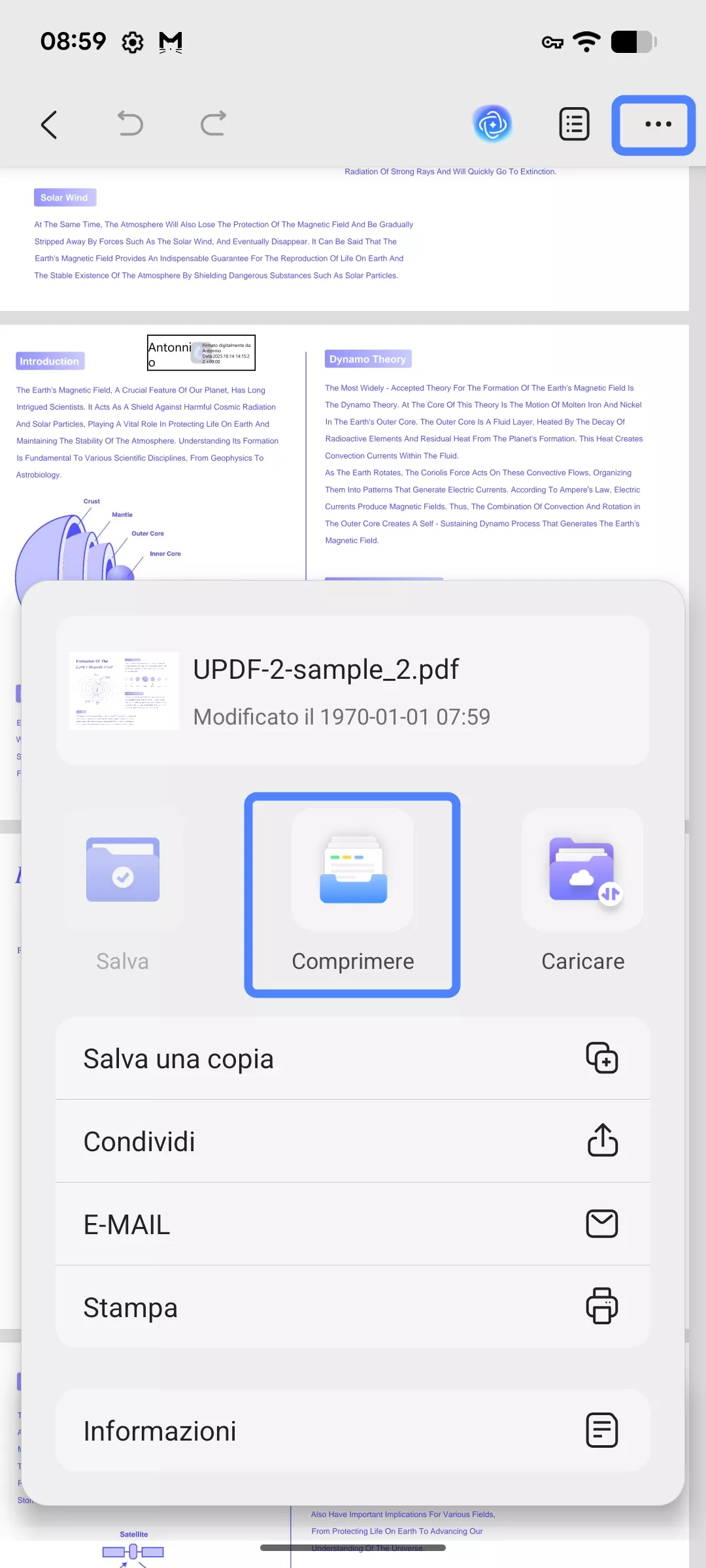 Reduce PDF size on Android