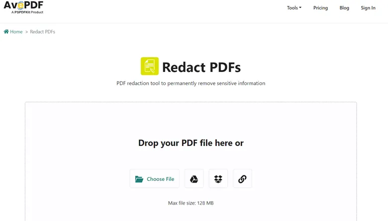 redact pdf free windows 10 avepdf