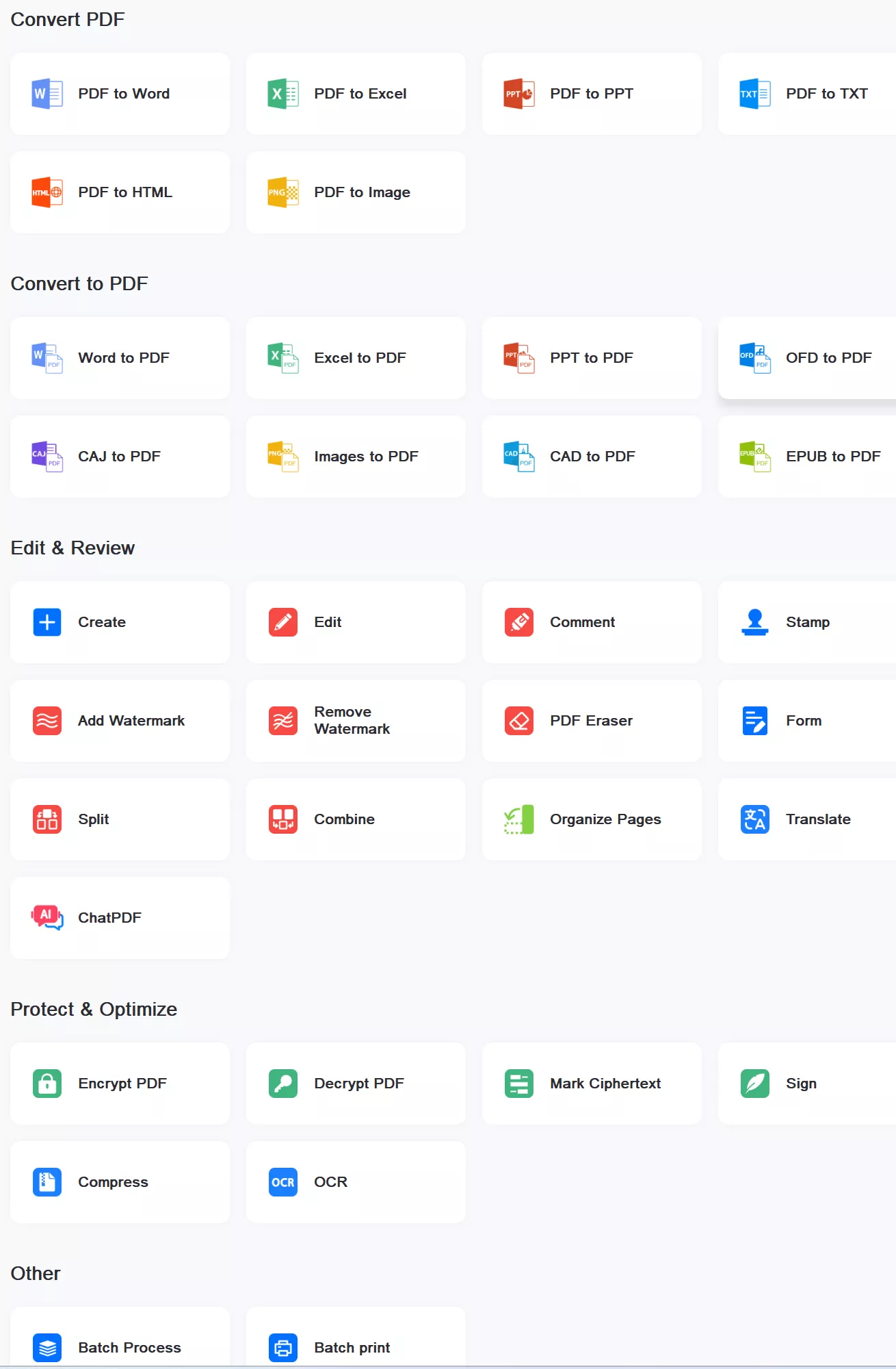 Lightpdf tools