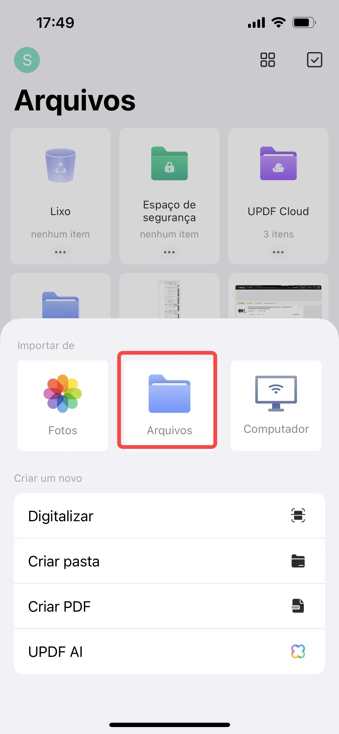 Como Baixar PDF no iPhone