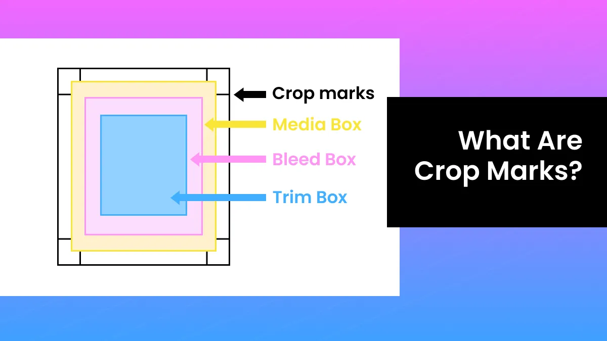 add crop marks in pdf