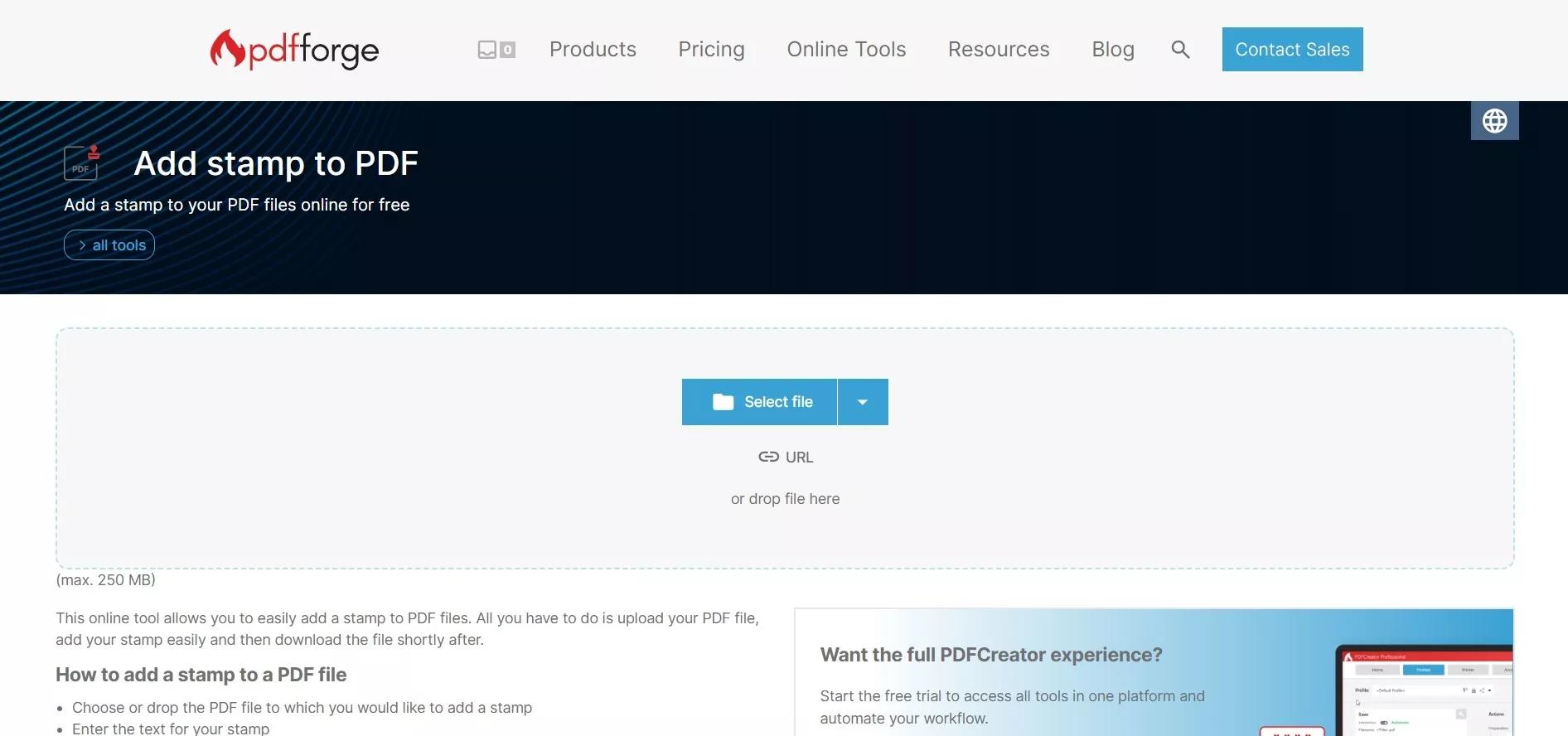 pdfforge online website