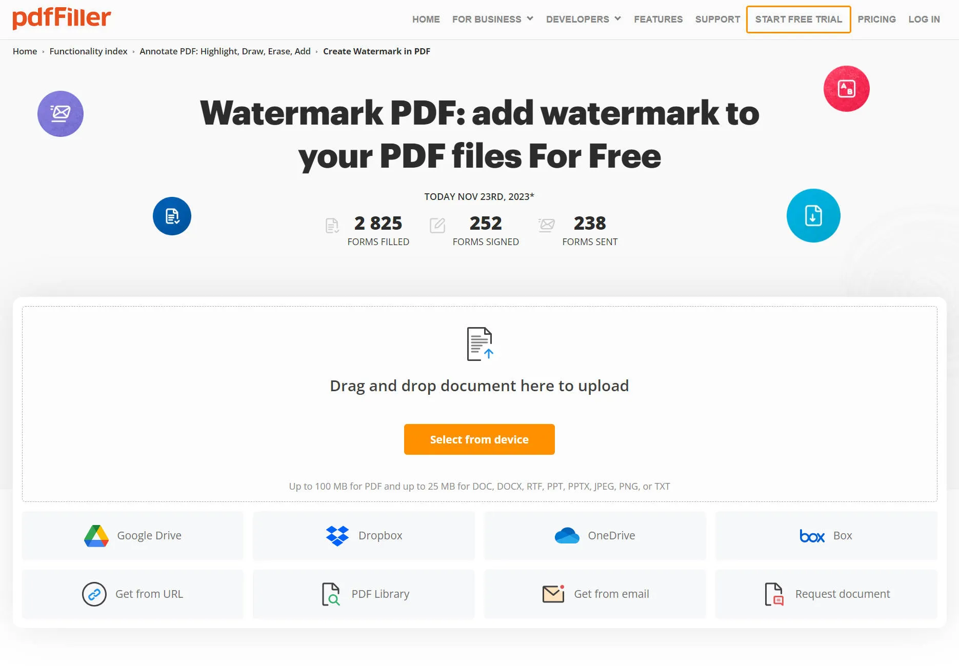 add watermark to pdf with pdffiller