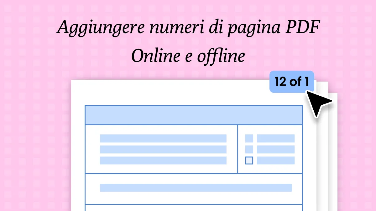 Numerare pagine PDF