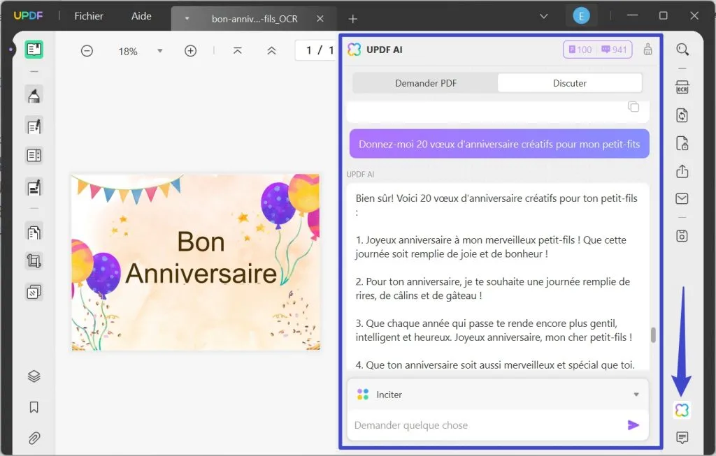 texte anniversaire pour mon petit fils