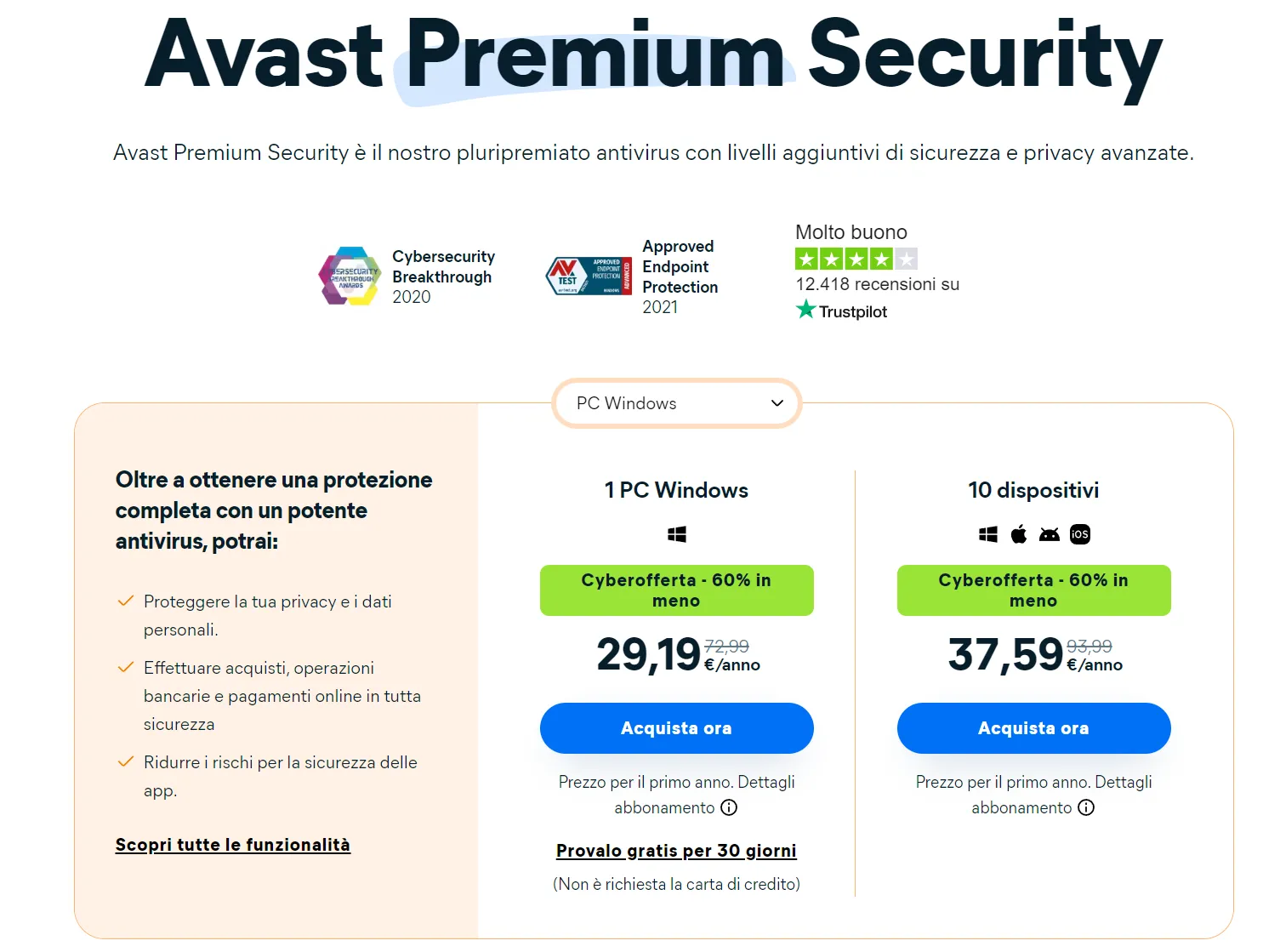 Avast Premium Security