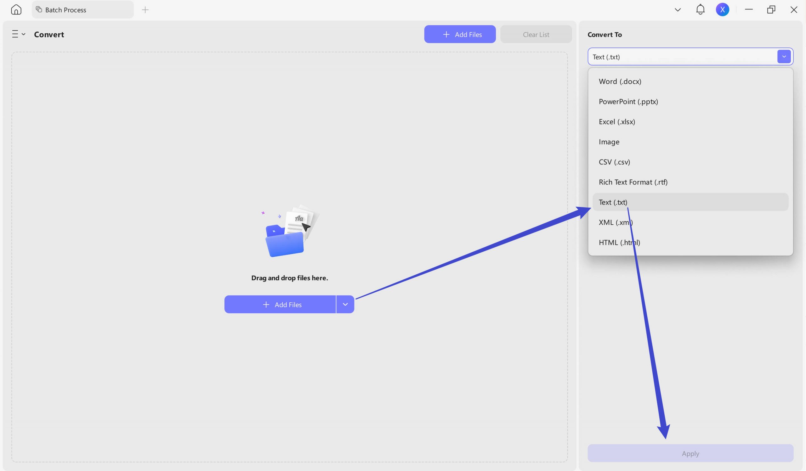convert pdf to text ai