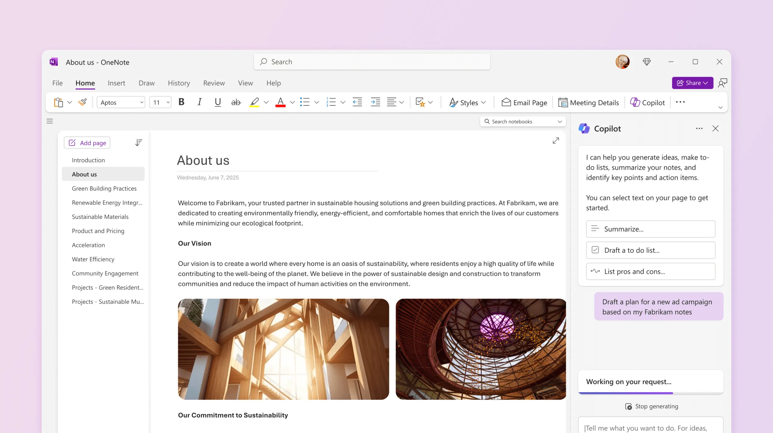 ai note taking app onenote