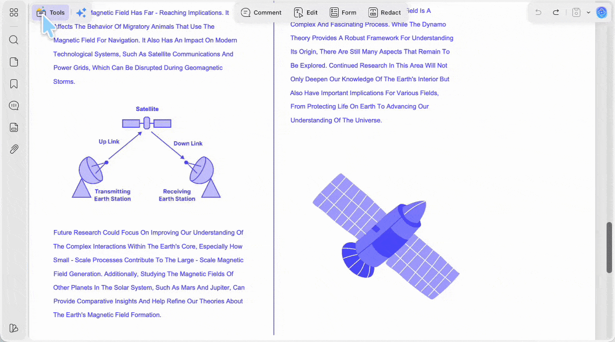 change the actual page dimensions with crop pages
