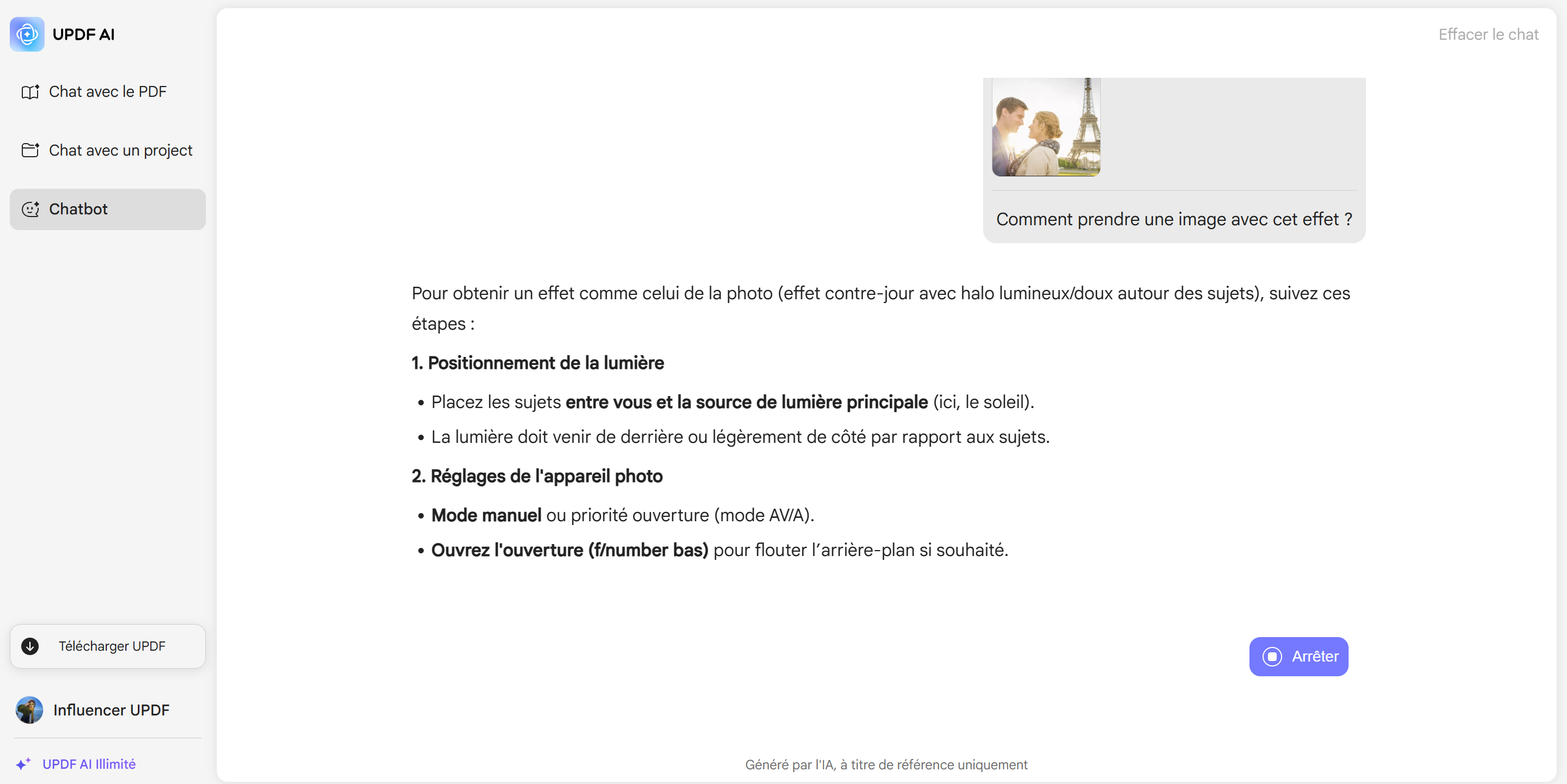 analyser information sur image
