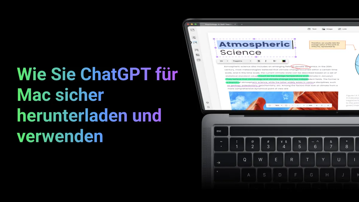 Wie Sie ChatGPT für Mac sicher herunterladen und verwenden (macOS 14 unterstützt)