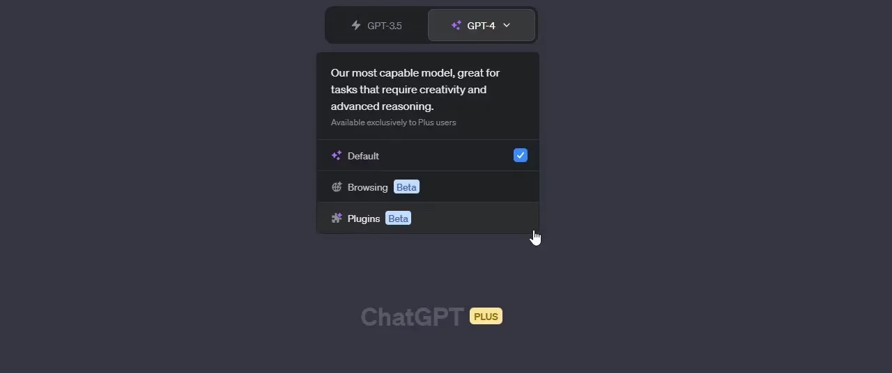 ChatGPTからGPT-4に変更