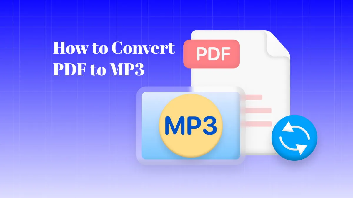 3 maneiras gratuitas de converter PDF para arquivo MP3