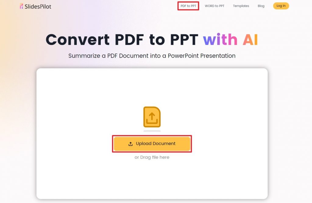 Aprende convertir de PDF a PPT con IA | UPDF