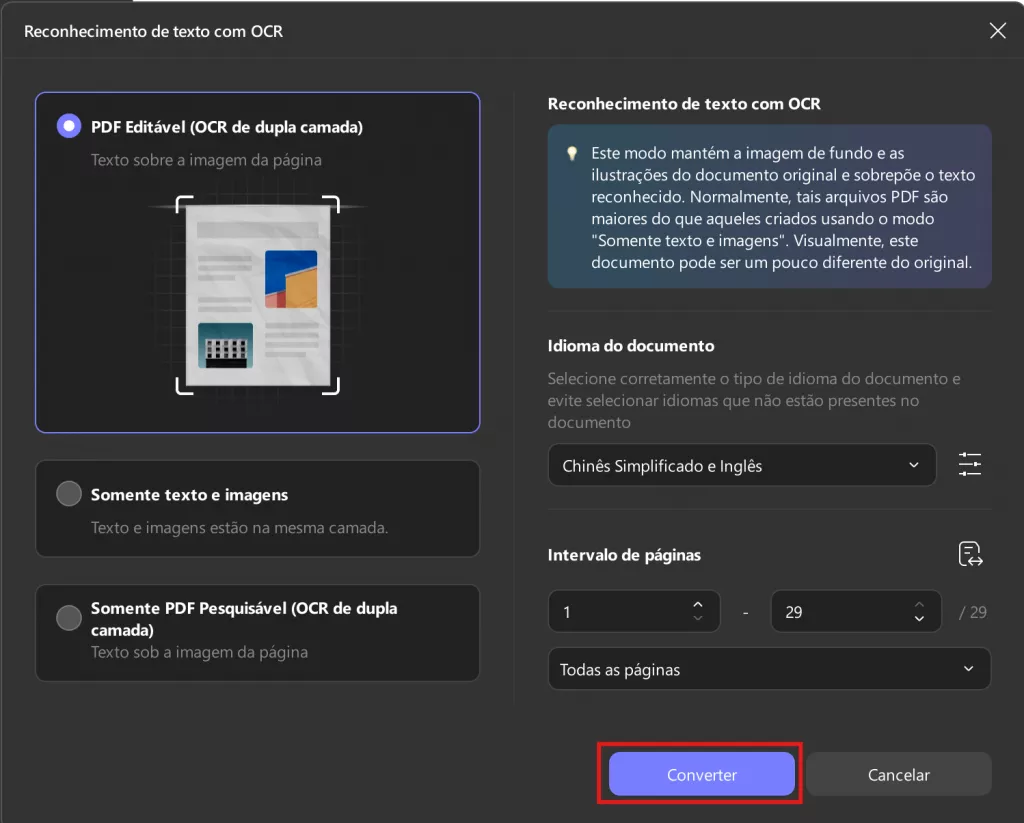 usar OCR