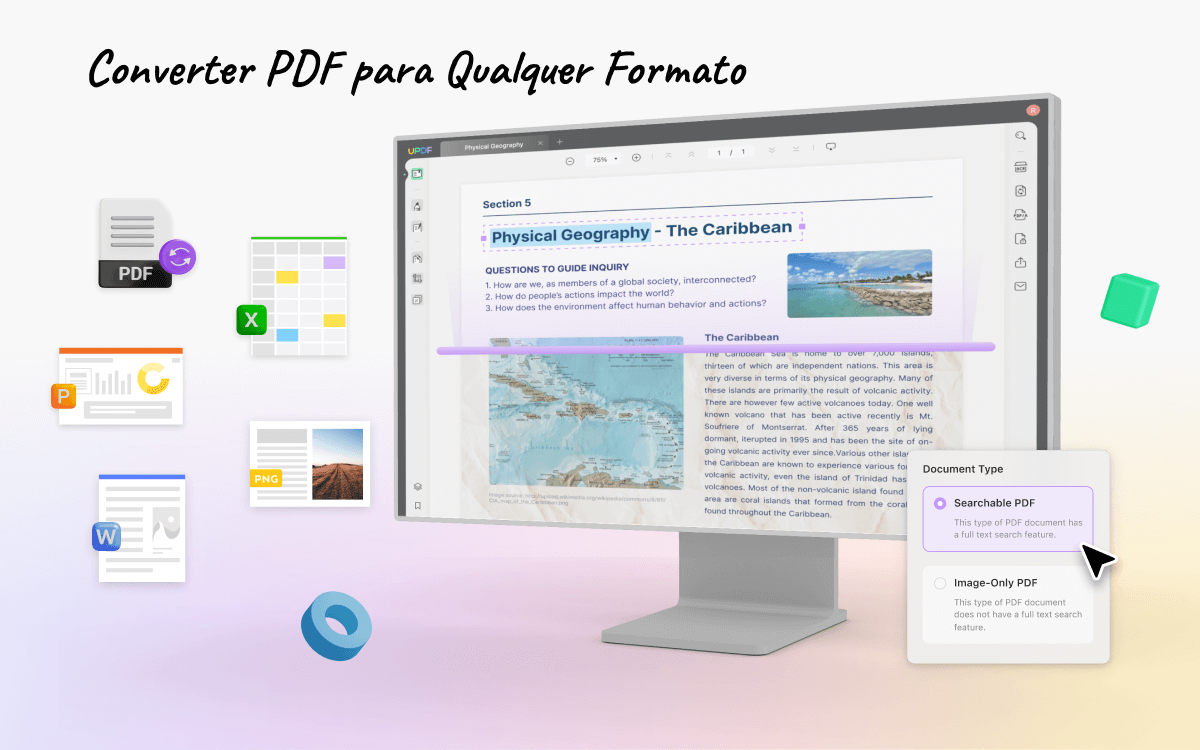 Converta PDF para Excel antes de remover espaços antes do texto no Excel