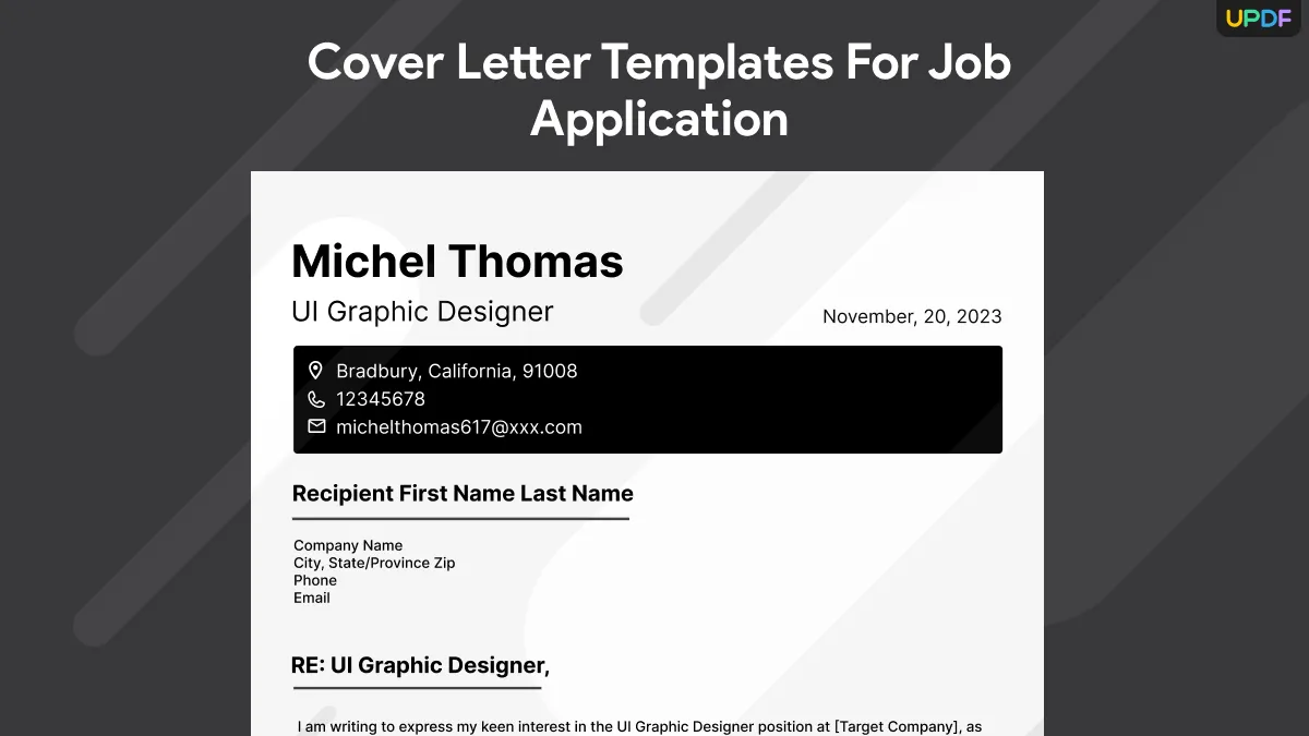 Land Your Dream Job: Grab Our Premium And Top Ranked Cover Letter Templates Now!