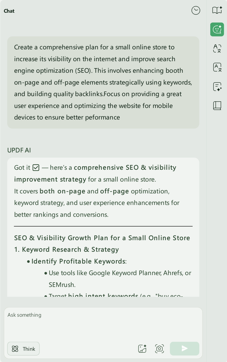 updf ai prompt for marketing