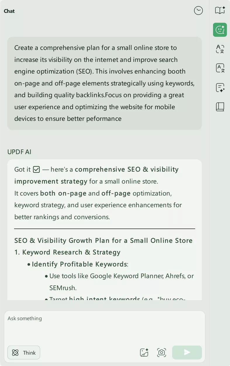 updf ai prompt for marketing