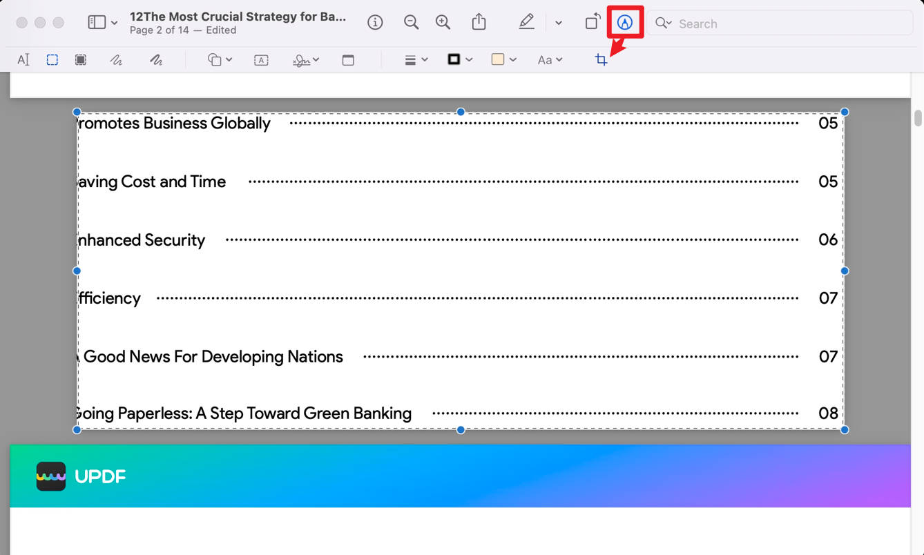 how to crop a pdf image on mac preview