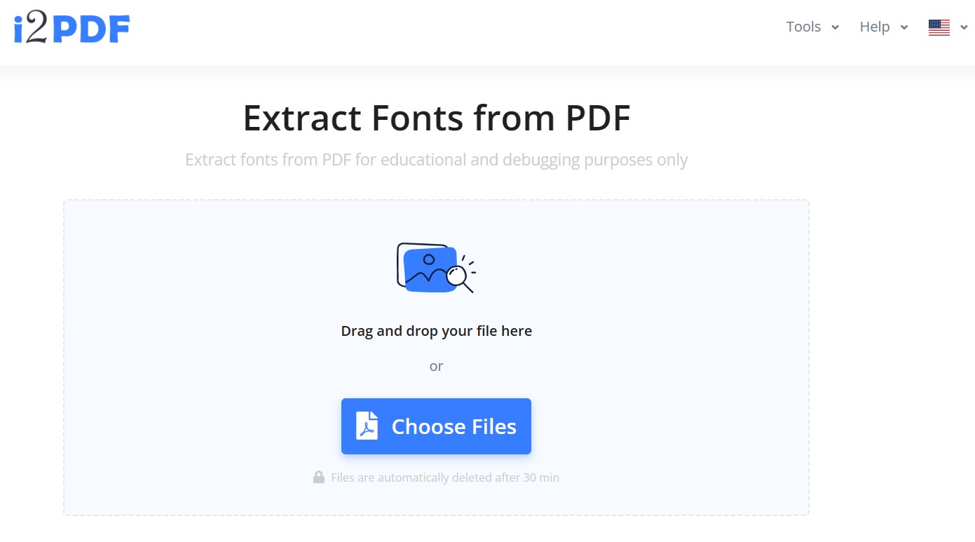Schriftart aus PDF erkennen i2pdf Schriftarten extrahieren