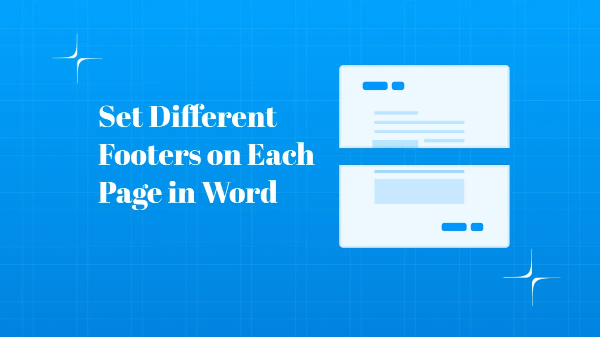How To Use a Different Footer on Each Page in Word