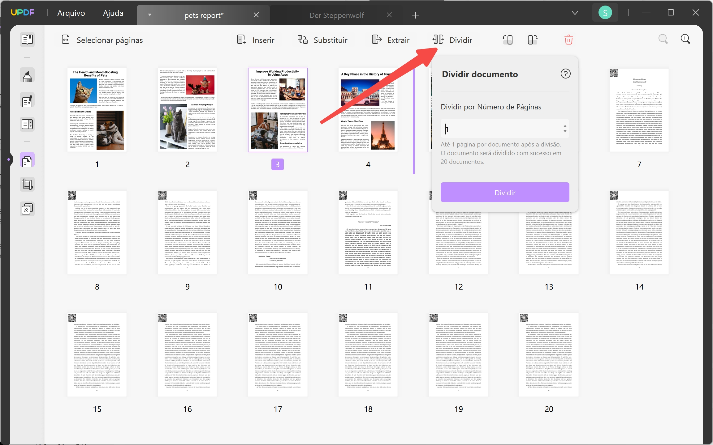 Como Separar Documentos Escaneados