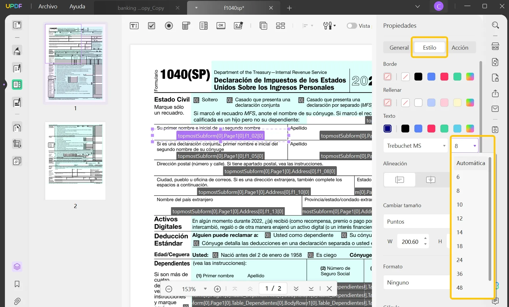 Cómo crear PDF rellenable 3 Métodos Rápidos UPDF