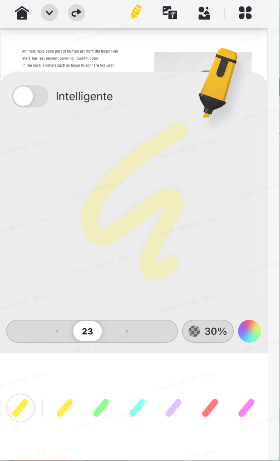 Disegnare su un PDF su iPad