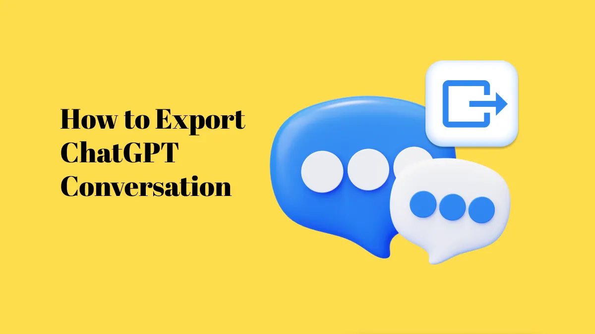 How to Export ChatGPT Conversation to HTML, PDF, Word, and Excel