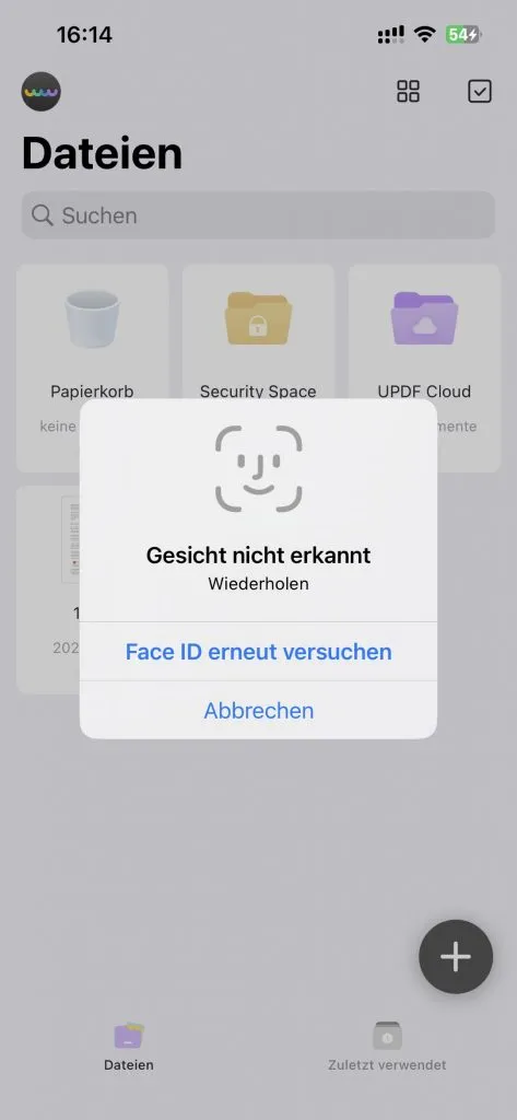 iOS Authentifizierung