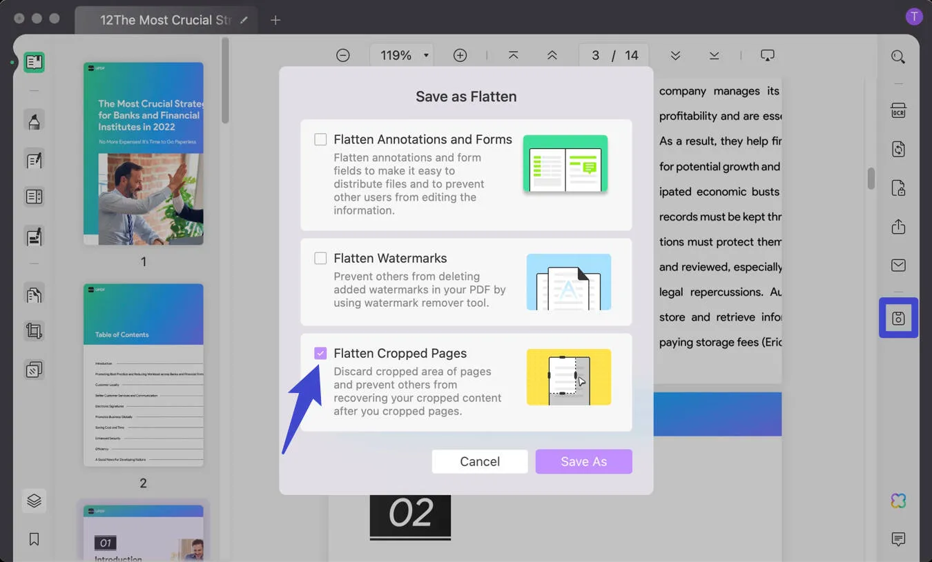 how to crop a pdf in preview flatten pdf