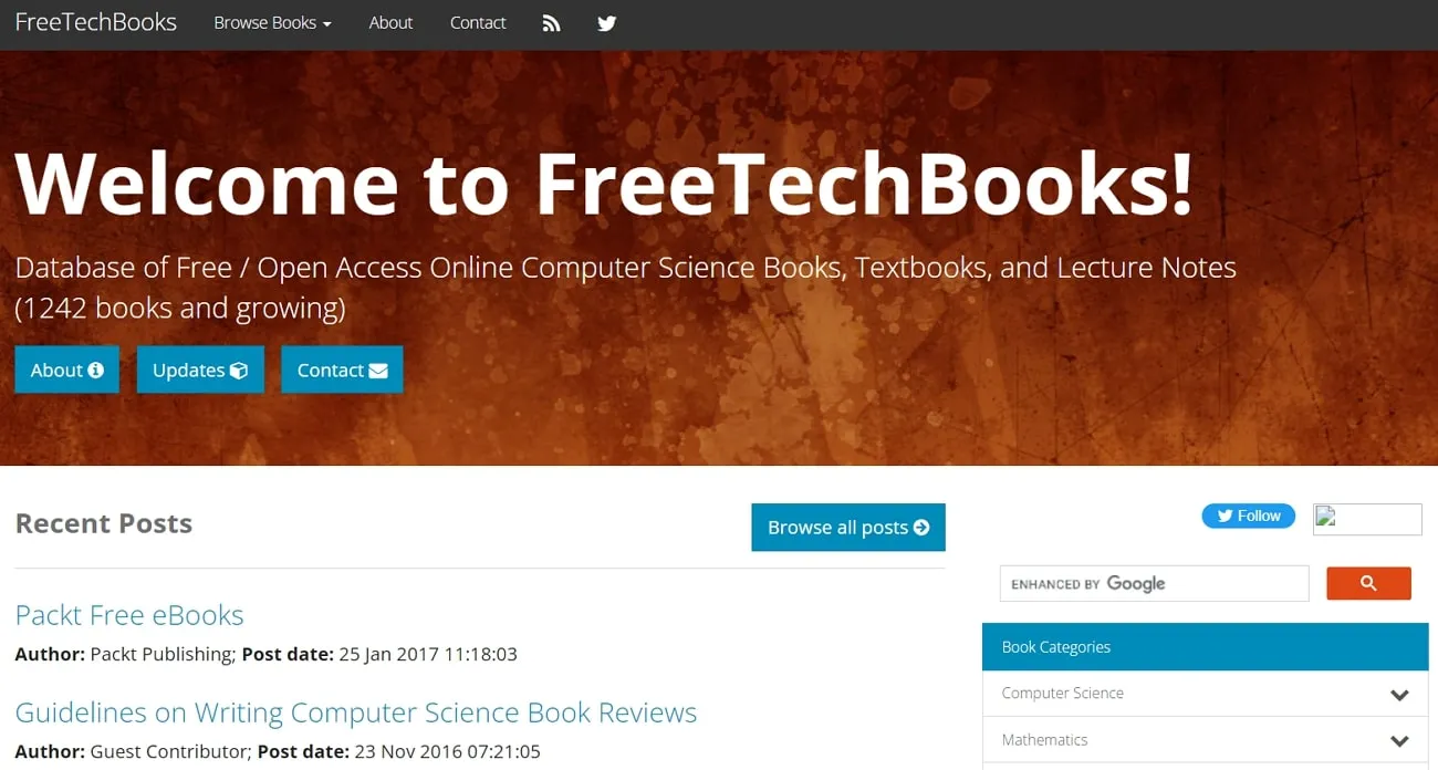 free tech booksのウェブサイト