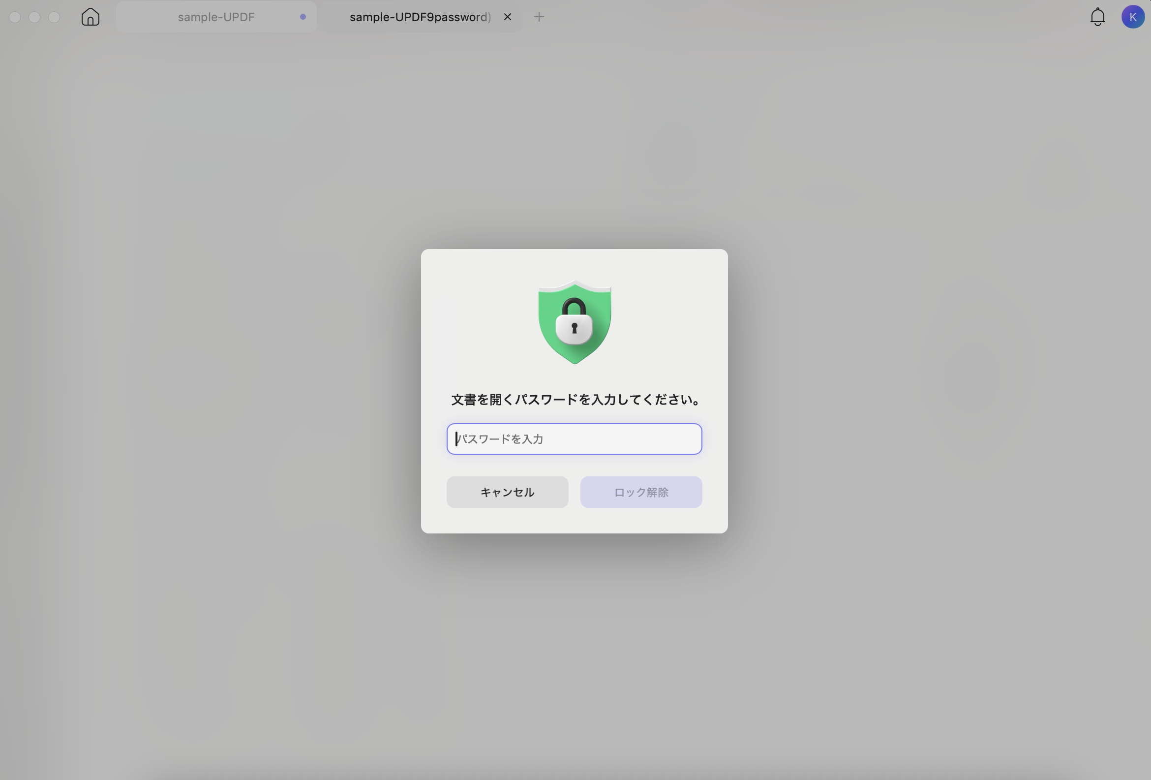 パスワード保護されたPDFをWordに変換する