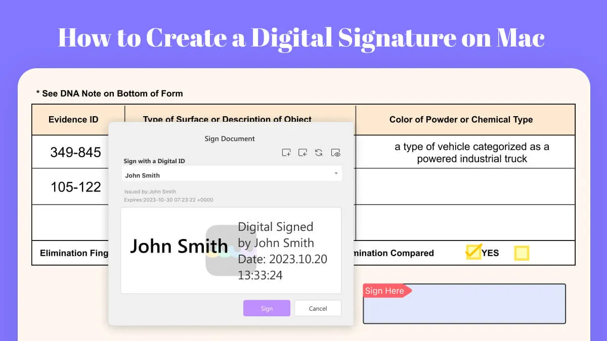 How to Create a Digital Signature on Mac [Walkthrough the Guide]