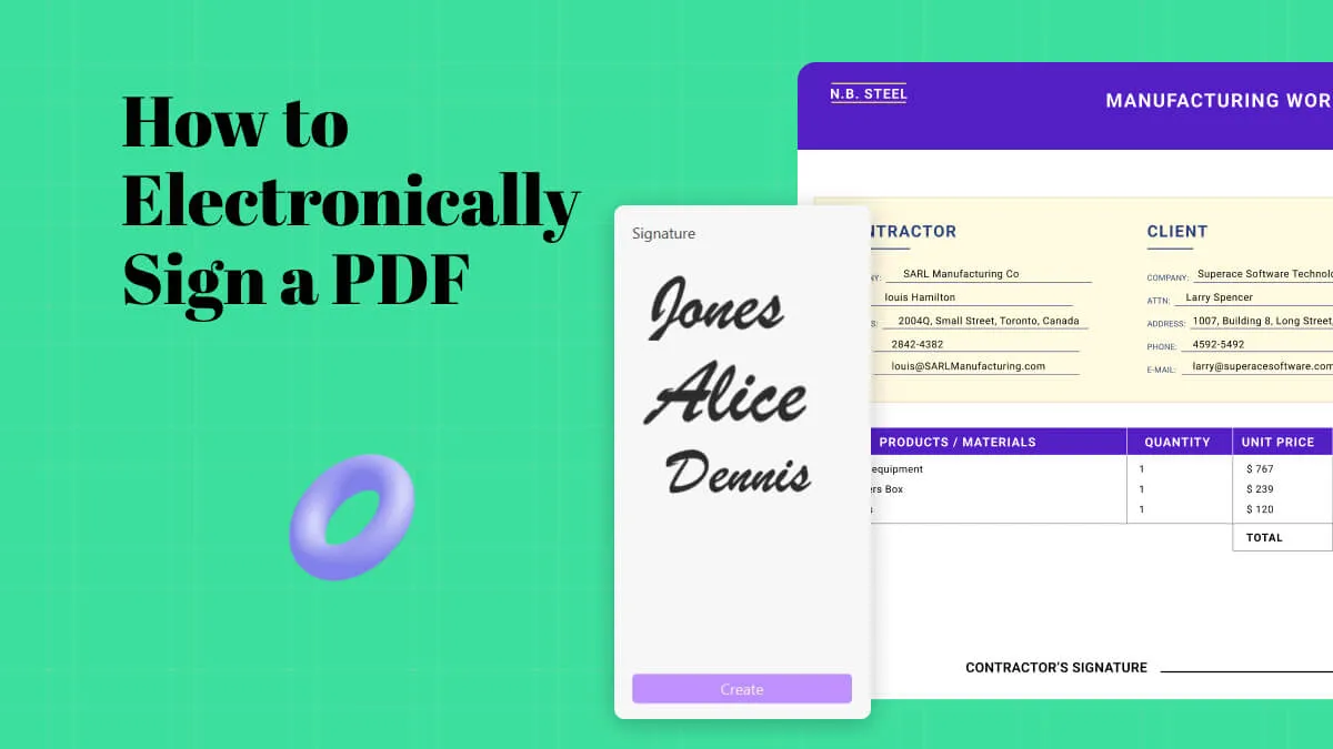 Las 3 mejores formas de poner firma electrónica a un PDF para personalizarlo