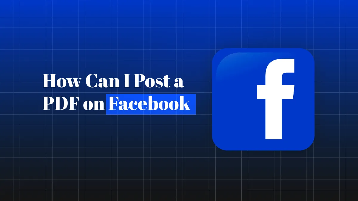 How to Post a PDF Document on Facebook the Easy Way