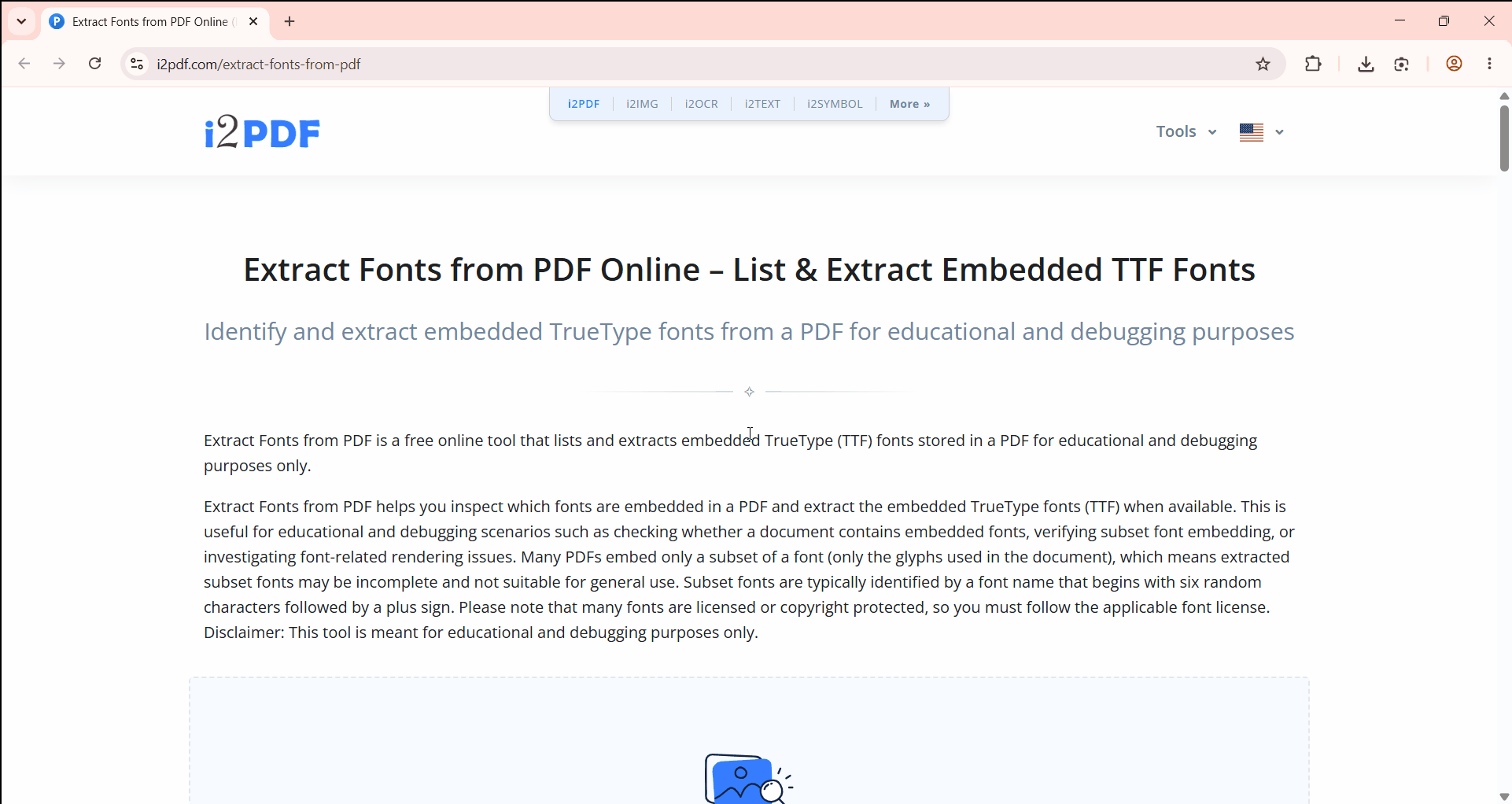find from from PDF using i2PDF