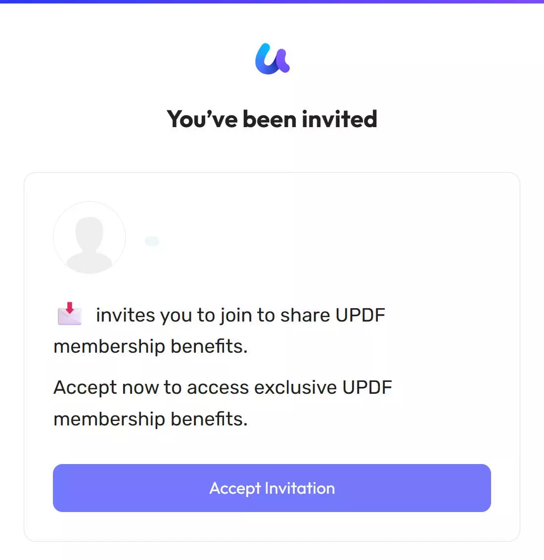 Accept Invitation(انقر للقبول)