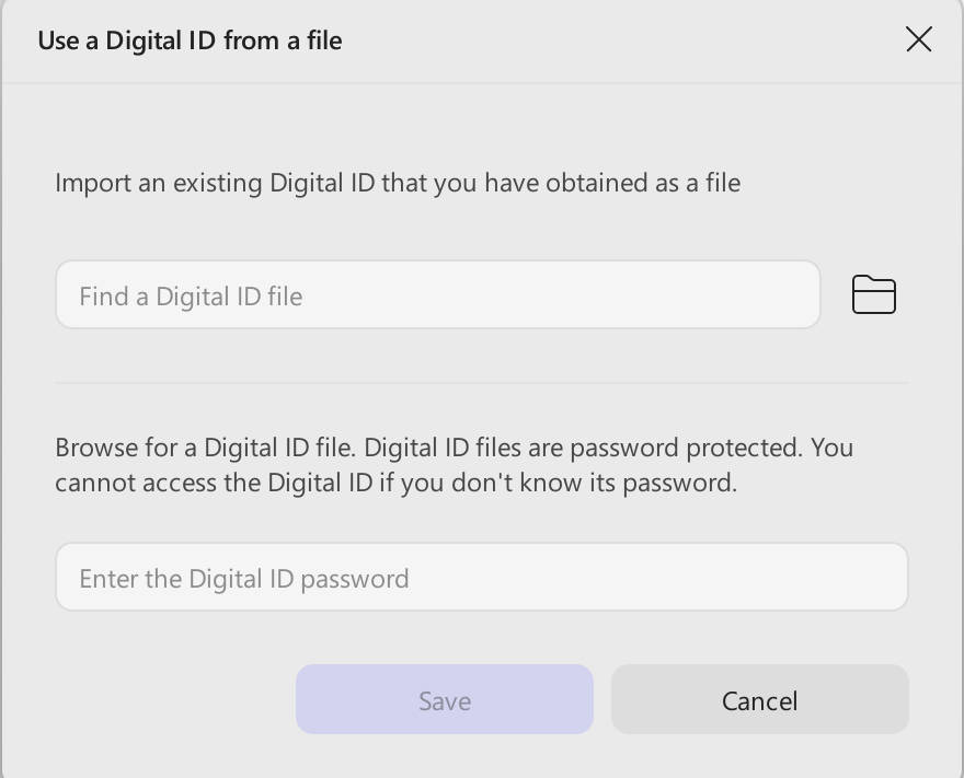 create a digital signature online import signature