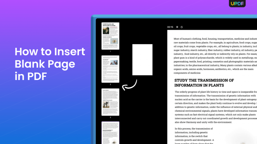 How to insert blank page in pdf offline and online in 2025 updf