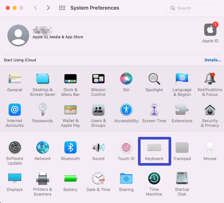 mac summarize text keyboard