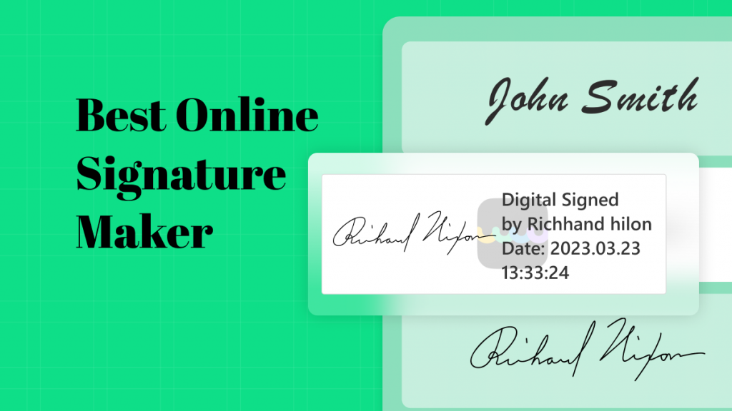 Top 3 Online Signature Makers for Personalization | UPDF