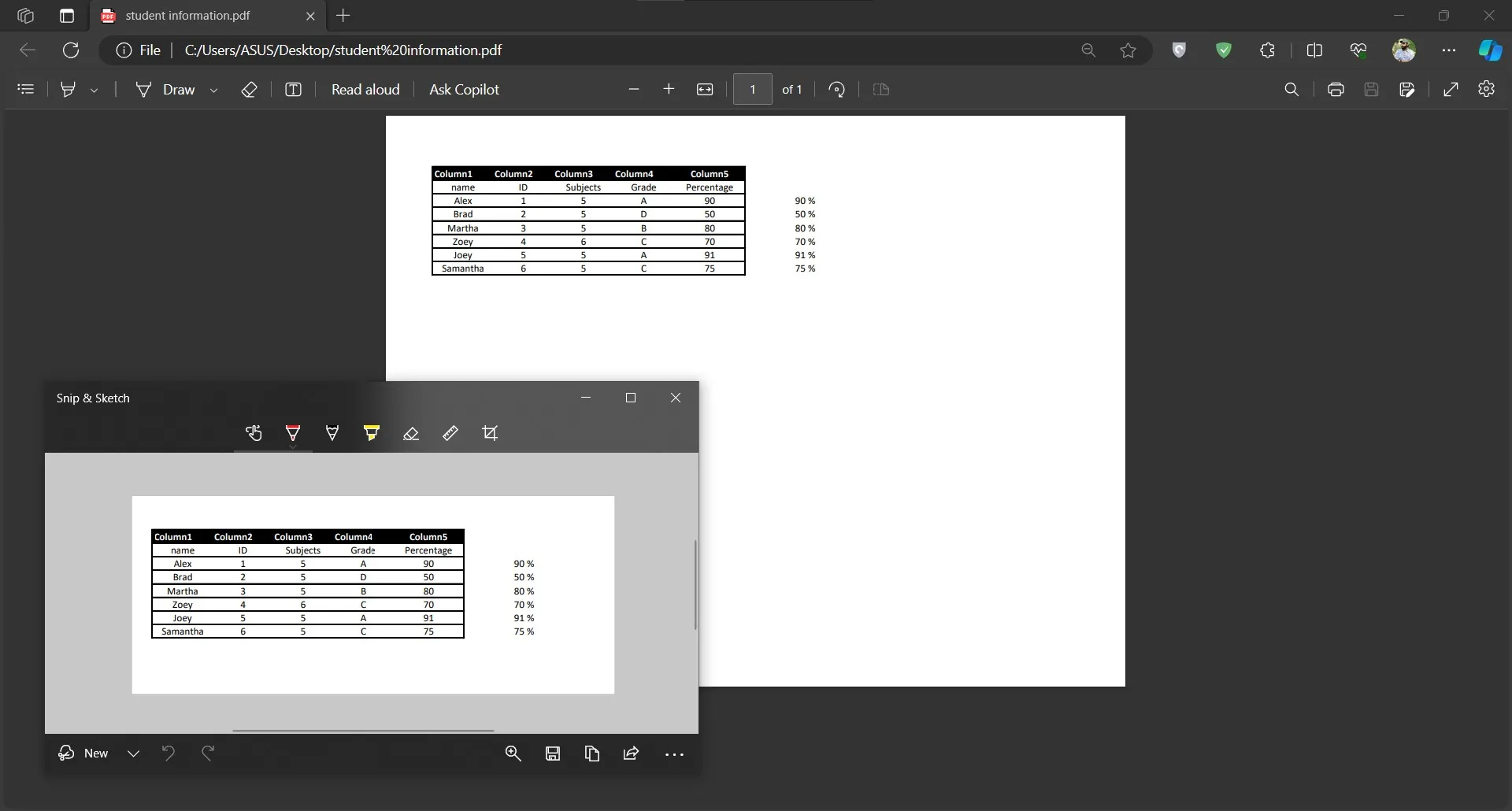 ouvrir un pdf avec excel