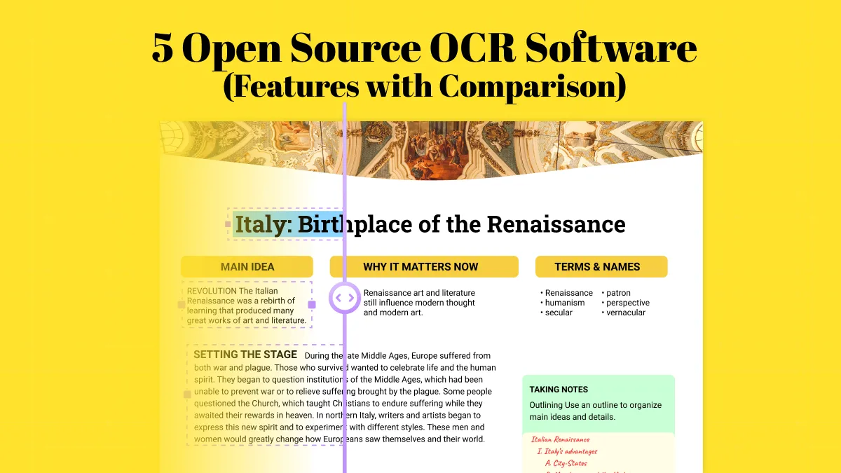 5 Open Source OCR Software (Features with Comparison)