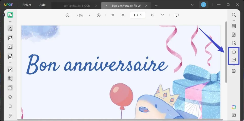 carte d anniversaire pour mon fils 