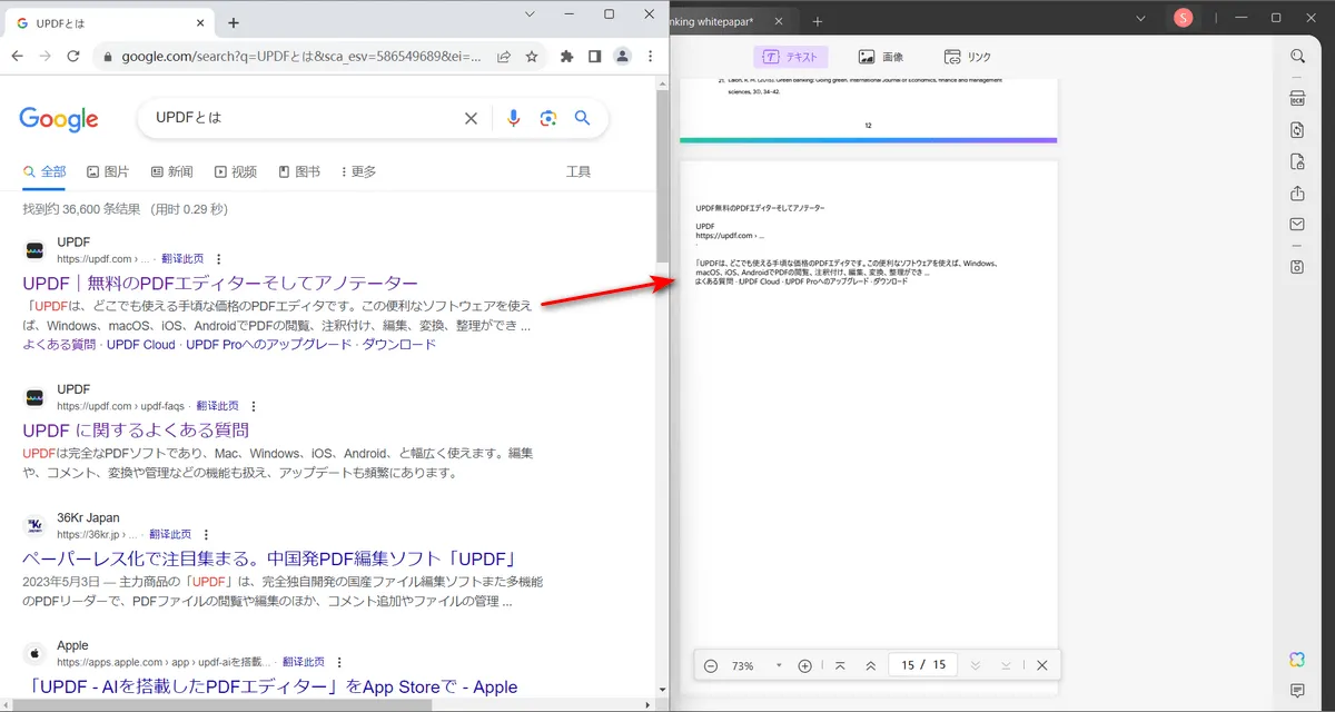 PDFにリッチテキストを追加する